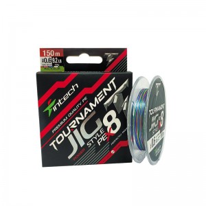 Шнур плетений Intech Tournament Jig Style PE X8 Multicolor 150m 
