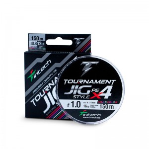Шнур плетений Intech Tournament Jig Style PE X4 Multicolor 150m 