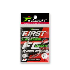 Повідець флюорокарбоновий Intech FC First Leader 25 cm 2 шт 