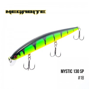 Воблер Megabite  Mystic 130 SP (130 мм, 18,4 гр, 0,5 m) - магазин Fishingstock