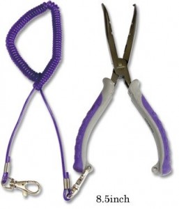 Плоскогубці Kahara 8inch Stainless bent nose pliers (with Lanyard) - фото