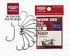 Гачок Vanfook офсетний WORM35B Flat NS Black