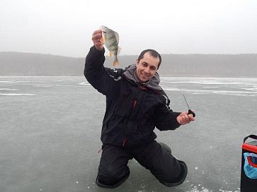 Ловля окуня на мормышку